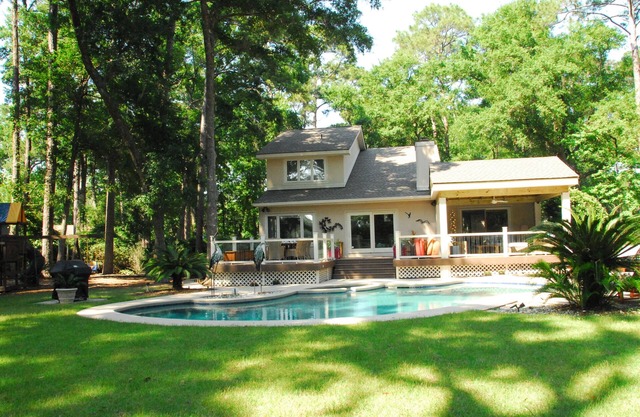10%off wk,Private Acre Est, Heated Pool/Spa, PickleBall, Screenporch ,near beach