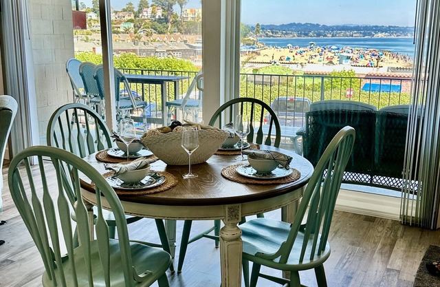 10 Steps to the Sand…Capitola Beach Front at the mouth of the Wharf-Pet Friendly