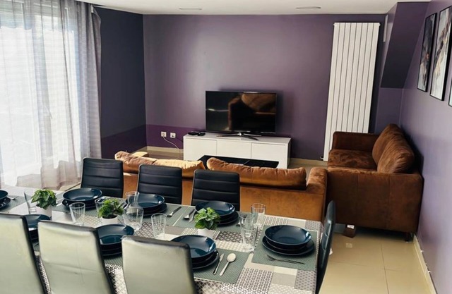 100m² - terrace & private parking - near Paris, CDG, Asterix, Disney