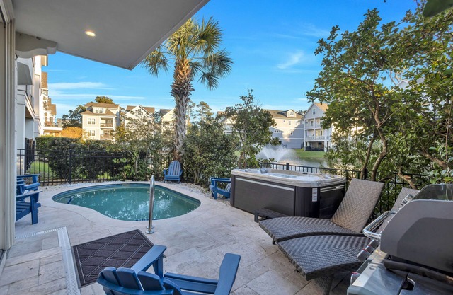 114 Sandcastle @ Folly Field Beach | Pool & Spa | Golf Cart | Game Room | Elevator