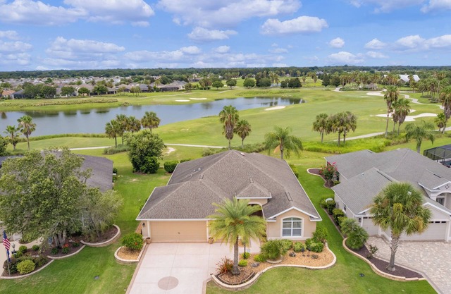 2,000 square feet on golf course with view of large pond, centrally located.