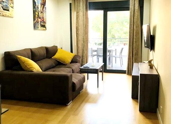 2 bedrooms appartement at Aguadulce 500 m away from the beach with city view shared pool and spa