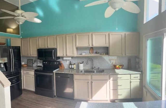 2 Couple island condo in a Florida nudist resort.