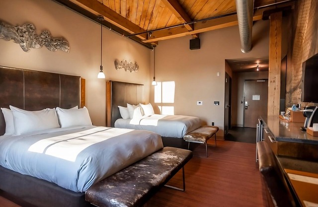2 Family-Friendly Premium Loft Two Queen Beds at The Iron Horse Hotel!