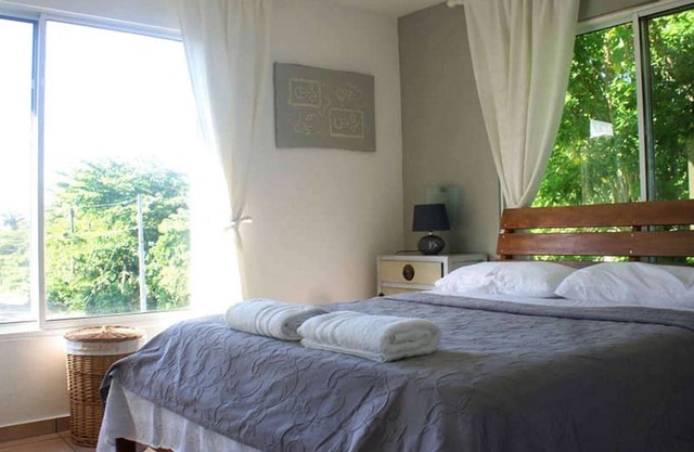 2BD guest-friendly condo in downtown Cabarete, gated residence with pool