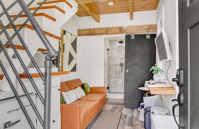 3 Mi to MSU | Tiny Home w/Balcony + Deck