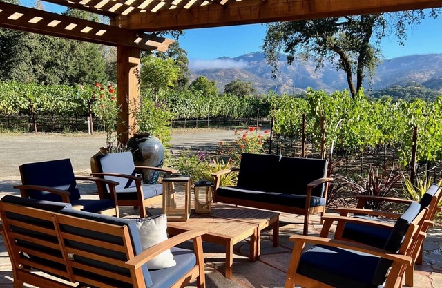 3br home - Panoramic views of vineyards and the Palisades mountain range.