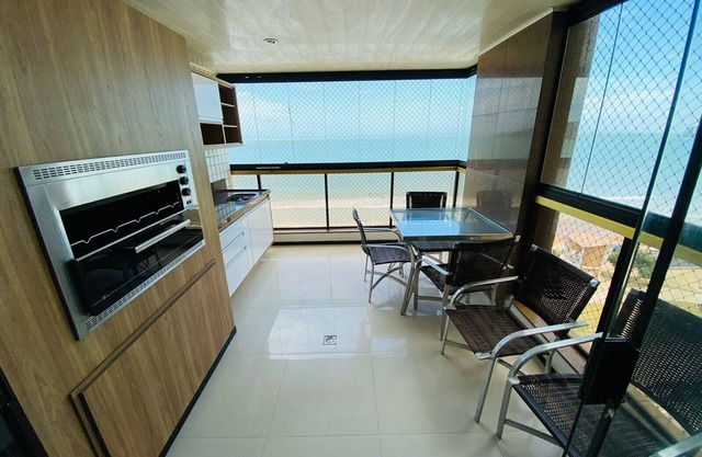 4 bedrooms facing the sea with barbecue Praia do Morro