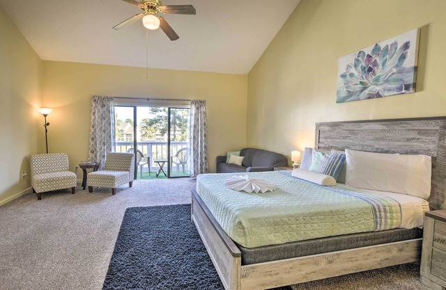 4 Mi to Cherry Grove Beach: Studio w/Pool!