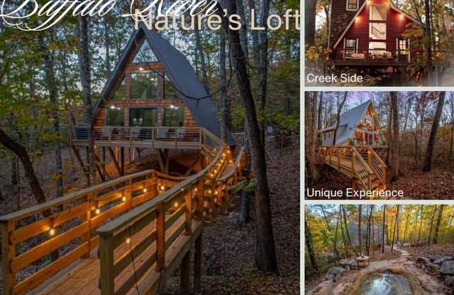 4 Tree Lofts Events Creek Buffalo River Hot Tubs