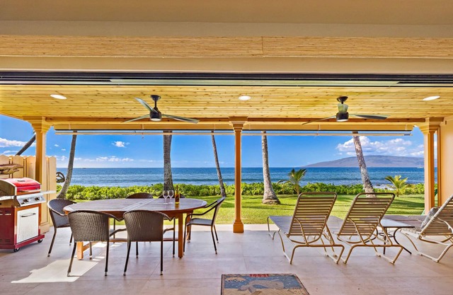 43-4 Spectacular Views from this Two Bedroom 2.5 bath Puamana Oceanfront Unit