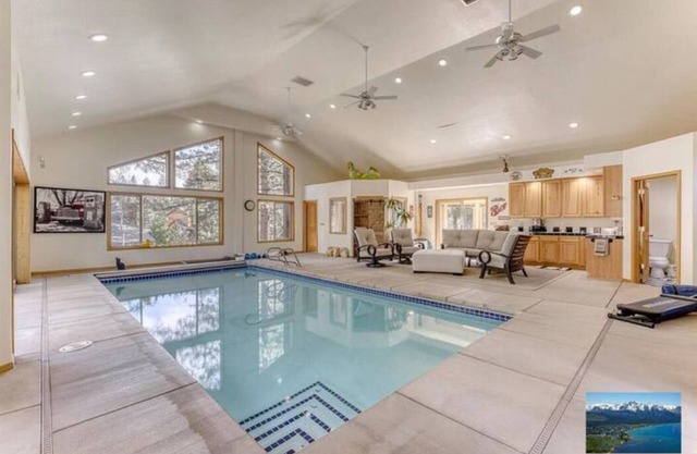 6000sf Pine House with indoor swimming pool