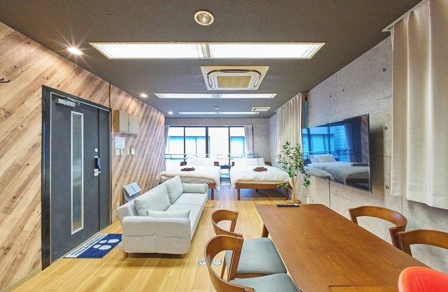 6person room2 double beds sofa bed4minute wa/Minato-ku Tokyo