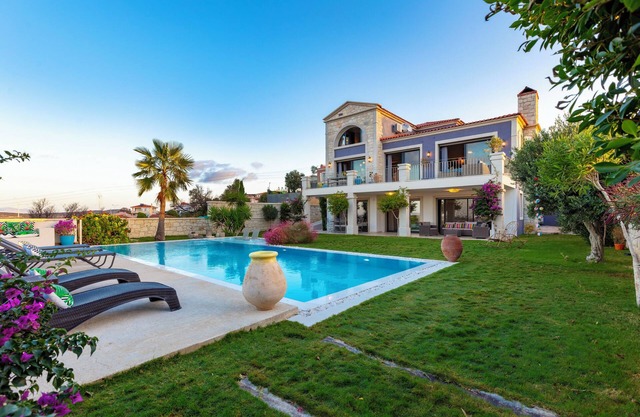7-Bedroom Luxury Villa in Cesme with magnificent sea view pool WiFi, AC, parking