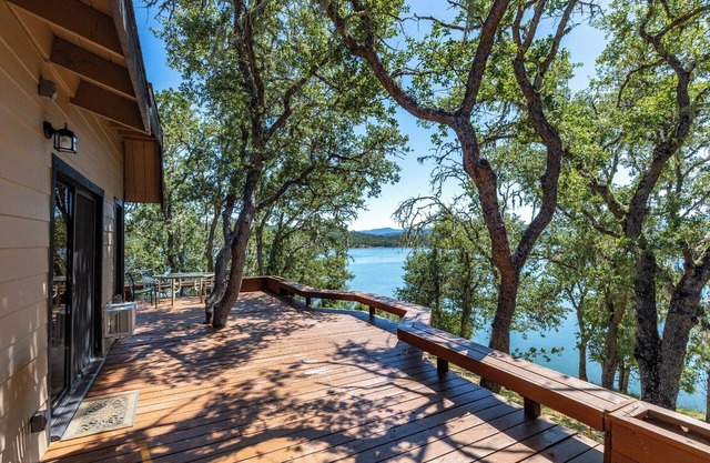 7. Woodpecker House (on private peninsula with dock)