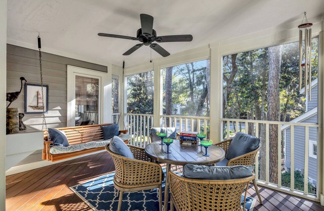 7627 Huntington @ Palmetto Dunes | Lagoon View | Pool & Spa | 3-Min to Beach | 2 Dogs - FREE!