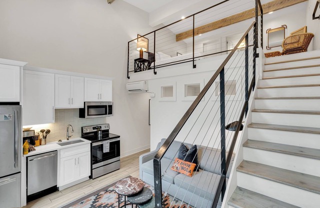 A dreamy 2BR hideaway nestled in the heart of the Marigny, just steps from Frenchmen Street and the French Quarter. Enjoy charm, style, and culture all around you in this stylish and cozy loft, perfectly located for those looking to explore New Orlea