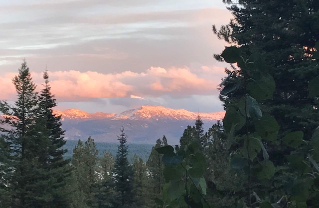 A-frame escape with Payette Lake views and backdoor Forest access. Pet Friendly.
