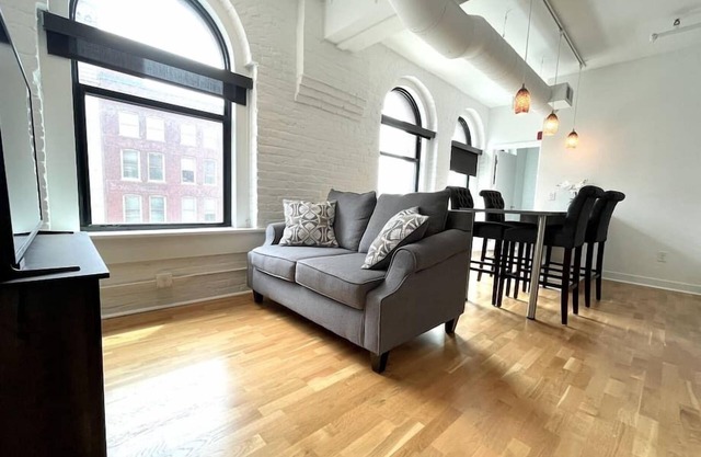 A historic 1,000 square foot loft in the heart of the Old Market with Howard Street view