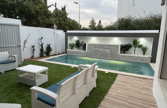 A Louer une Luxueuse Villa S+3 Située a Yasmine Hammamet