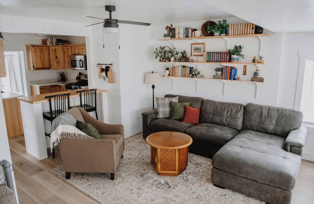 A lovingly curated family home with 4 bedrooms centrally located to adventure!