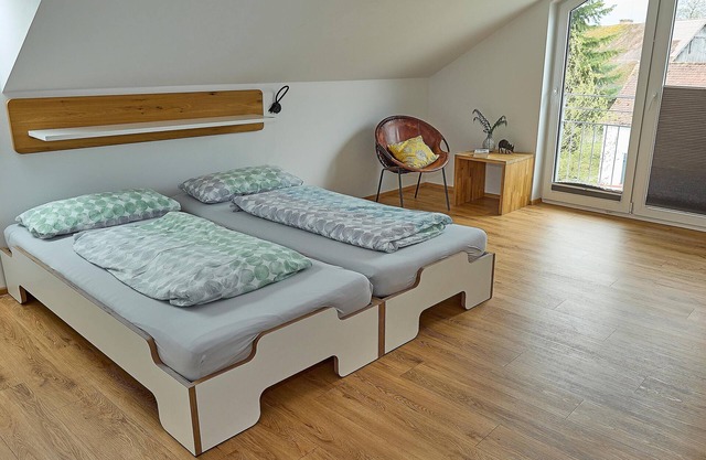 Above the rooftops - cozy attic apartment with mountain view and mini balcony.