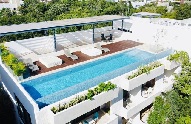 Aldea Zama- Studio Condo, with Rooftop Pool