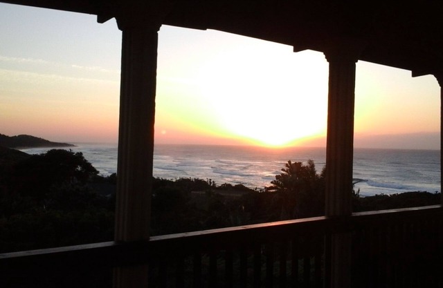 Almost on the beach.