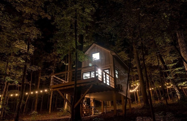 Amazing Tree House Perfect for a Secluded Getaway in Alabama