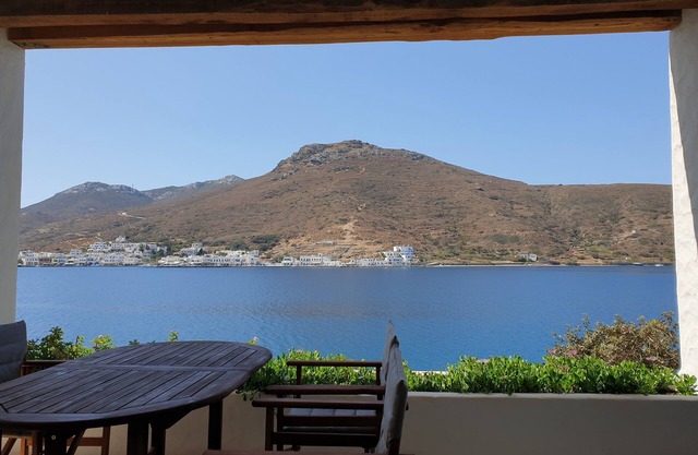 Amorgos the olive garden above the sea I