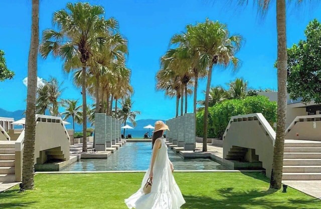 An villa at Hyatt regency Da nang with private pool and beach front