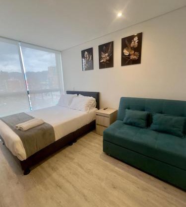 Apartaestudio nuevo y acogedor en Corferias