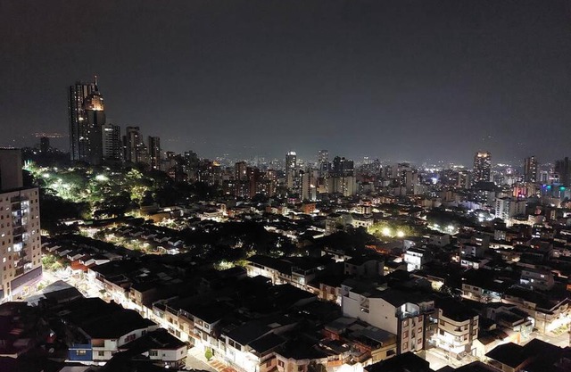 Apartaestudio piso 19 con vista panoramica a la ciudad bonita