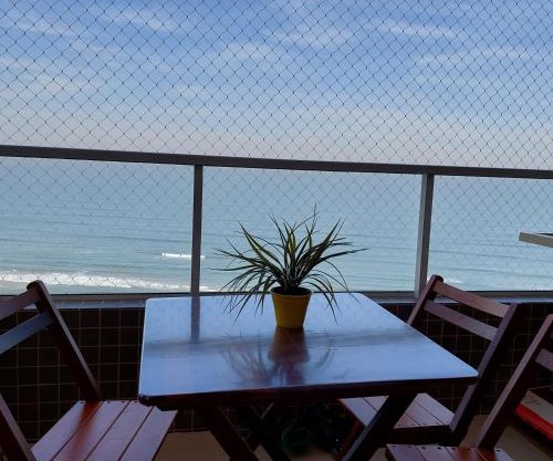 Apartamento Frente para o Mar em Praia Grande - Vista Incrível