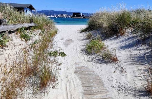 Apartamento Turístico Vacacional, a pie de Playa Baltar en Portonovo