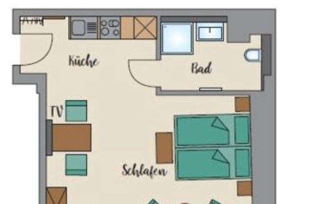 Apartment 1 with terrace