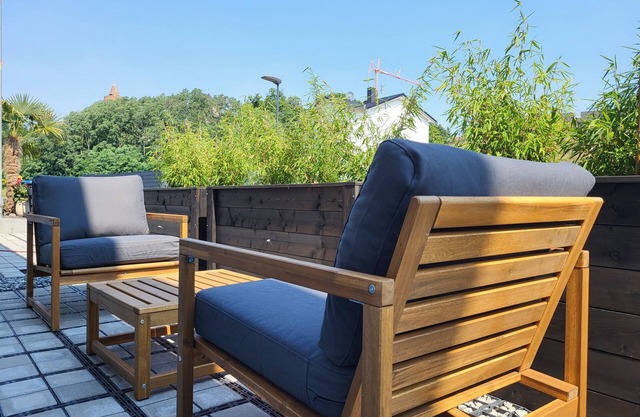 Apartment 'Ferienwohnung Schlossterrassen 4b' with Private Terrace, Shared Garden and Wi-Fi