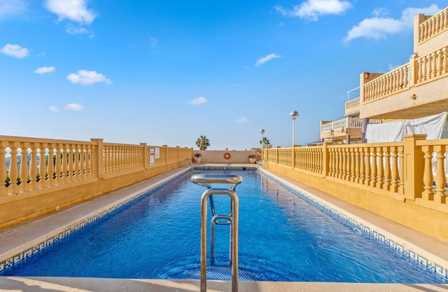 Apartment in Bolnuevo with Sea View, Shared Pool, A/C & Wi-Fi