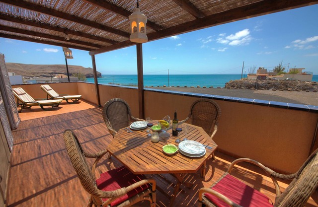 Apartment on the seafront in a small fishing village