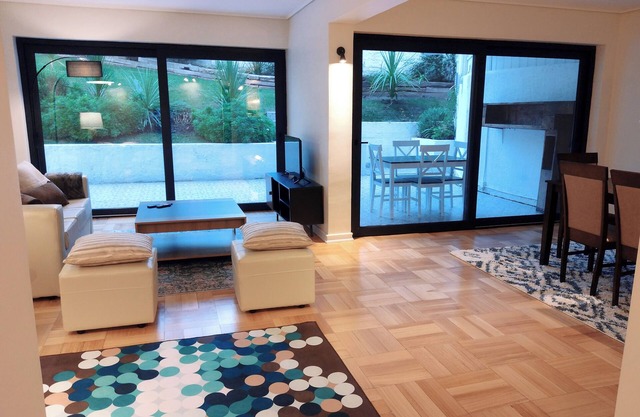 Apartment with private garden in El Golf, most secure and luxury neigborhood.