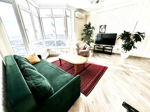 Apartments with Dnipro view