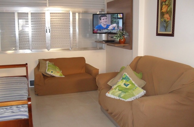 Apt 2 qtos, Wi-Fi, 2 bathrooms, fte beach w/panoramic view, Gonzaga (channel 3)