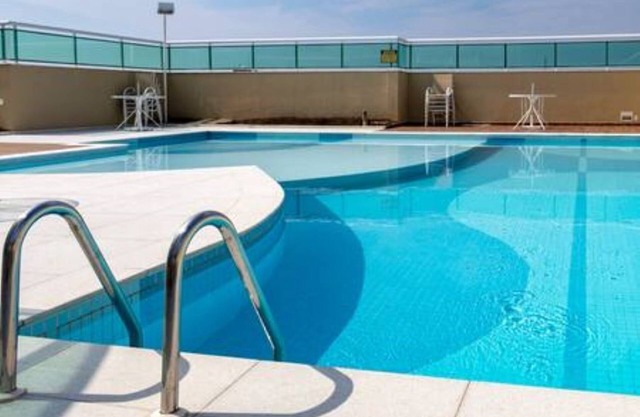 Apt Novo Guarujá Pitangueiras, Wi-Fi, Air conditioning, Gourmet Balcony, Swimming pool.