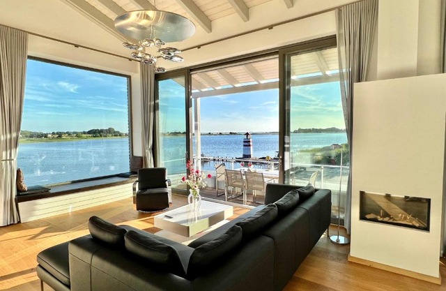 Apt "Sunset Lounge" in Waase - Ummanz - Meerblick, Kamin, Sauna