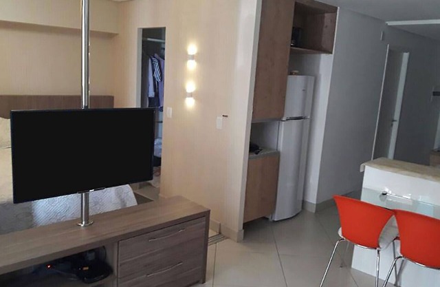 Apto à beira-mar com wi-fi e piscina em Fortaleza