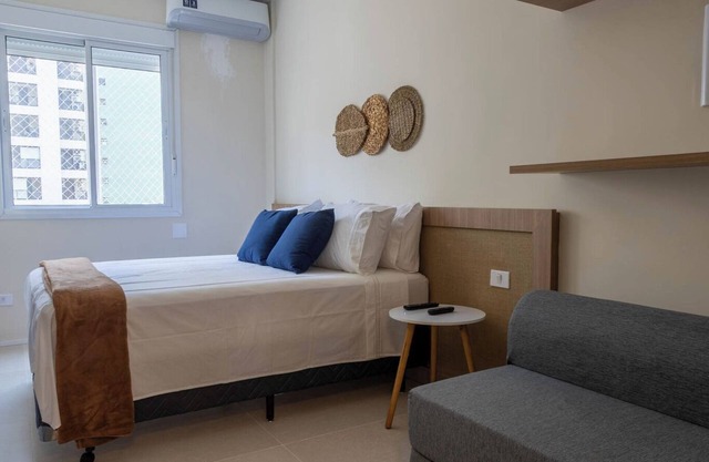 Apto com Wi-Fi frente mar - Conforto e Praticidade