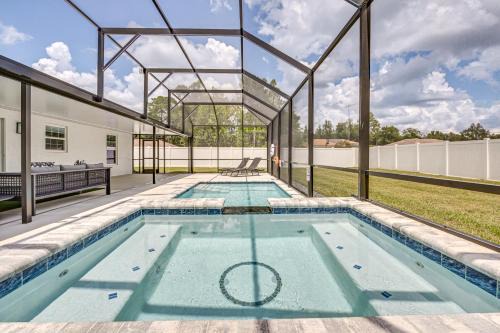 Arcade Games, Lanai and Spa Summerfield Family Home