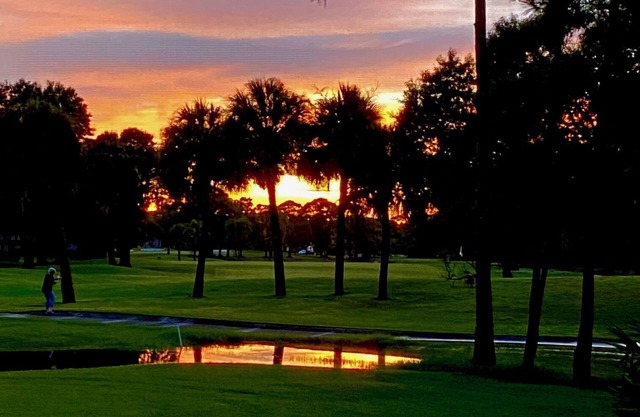 Astounding sunsets overlooking The Meadows Golf & Country Club