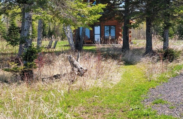 Authentic log cabin perfect for 2❣️Fantastic Lake Superior Views & beach access!