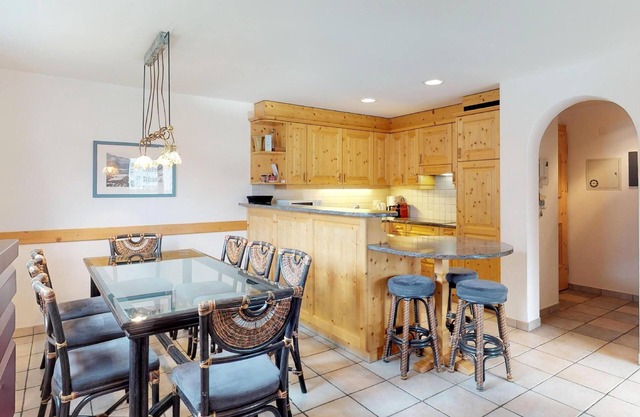 Authentically beautiful house in the Engadine style.